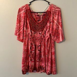 One world blouse size large.